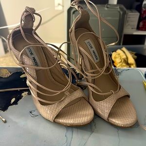 Steve Madden snake print heels